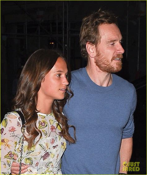 plage alicia vikander|Michael Fassbender and Alicia Vikander enjoy a night out in London